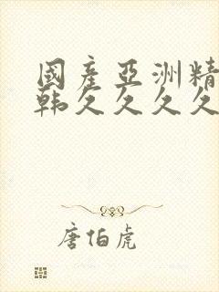 国产亚洲精品日韩久久久久久