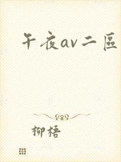 午夜av二区