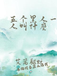 五个黑人一个白人叫什么