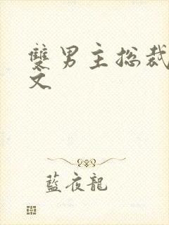 双男主总裁受推文