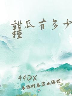 甜瓜有多少种品种