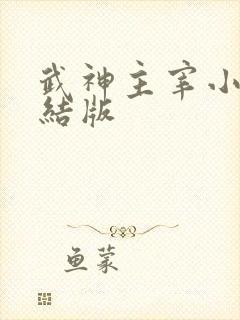 武神主宰小说完结版