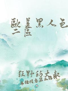 欧美黑人色一区二区