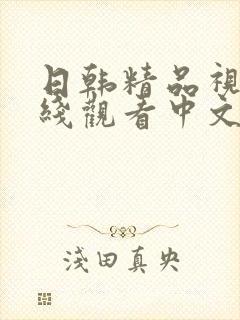 日韩精品视频在线观看中文字幕