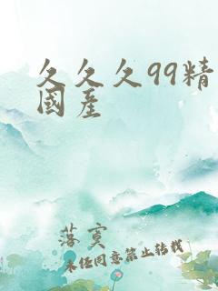 久久久99精品国产