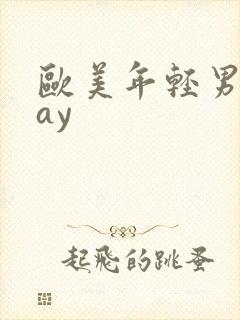 欧美年轻男同gay