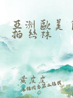 亚洲 欧美 自拍 丝袜