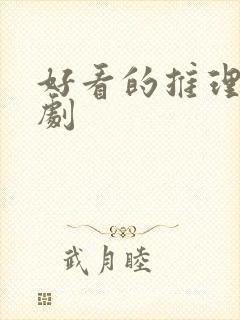 好看的推理悬疑剧