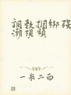 调教捆绑强制高潮视频