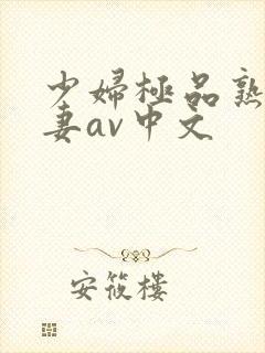 少妇极品熟妇人妻av中文