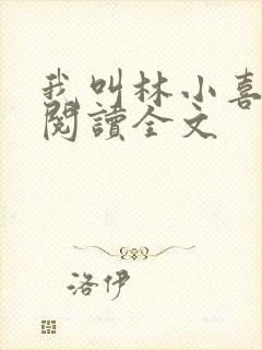 我叫林小喜免费阅读全文