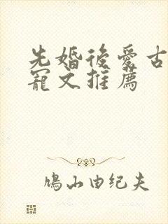 先婚后爱古言甜宠文推荐