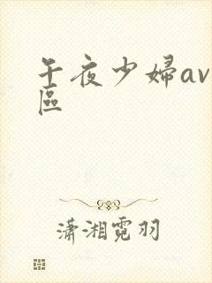 午夜少妇av一区