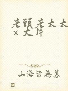 老头老太太xxⅹ大片