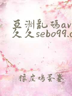 亚洲乱码av久久久sebo99.com