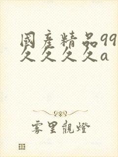 国产精品99久久久久久a