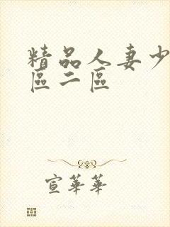 精品人妻少妇一区二区