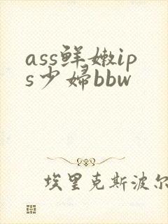 ass鲜嫩ips少妇bbw