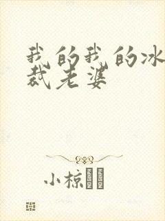 我的我的冰山总裁老婆