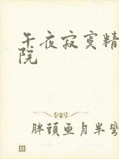 午夜寂寞精品影院