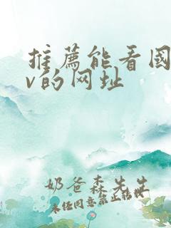 推荐能看国产av的网址