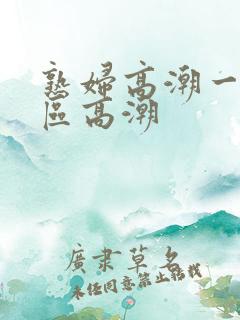 熟妇高潮一区二区高潮