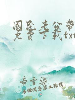 国民老公带回家免费下载txt