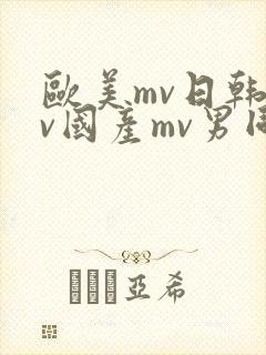 欧美mv日韩mv国产mv男同志