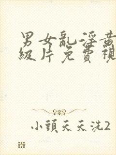 男女乱淫黄a一级片免费视频