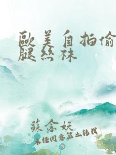 欧美自拍偷拍美腿丝袜