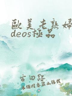 欧美老熟妇videos极品