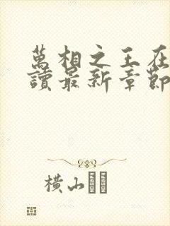 万相之王在线阅读最新章节