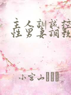 主人训诫控制双性男妻调教身体小说