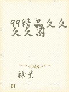 99精品久久久久久国