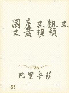 国产又粗又猛爽又黄视频