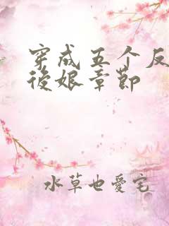 穿成五个反派的后娘章节