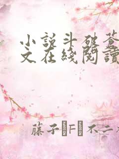 小说斗破苍穹全文在线阅读