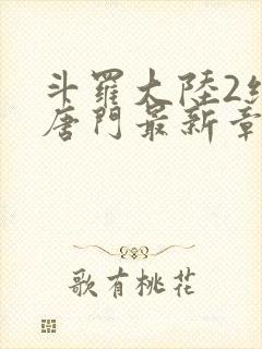 斗罗大陆2绝世唐门最新章节