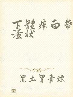 下体痒白带豆腐渣状