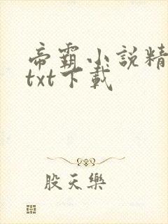 帝霸小说精校版txt下载