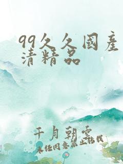 99久久国产高清精品