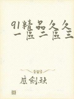 91精品久久久一区二区三区