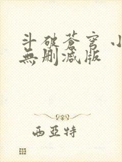 斗破苍穹 小说无删减版