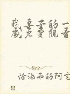 我妻子的一切韩剧免费观看