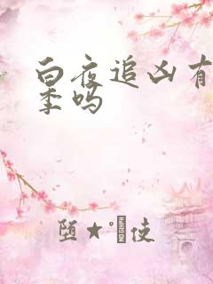 白夜追凶有第二季吗