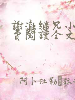 谢澈继兄小说免费阅读全文无弹窗