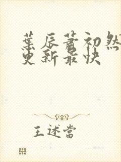 叶辰萧初然哪里更新最快