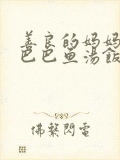 善良的妈妈中字巴巴鱼汤饭惹人