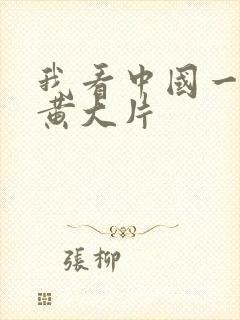 我看中国一级特黄大片