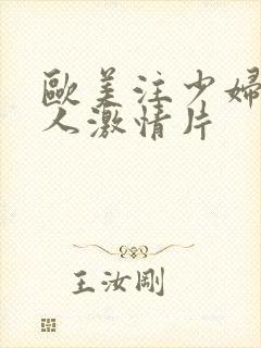 欧美注少妇与黑人激情片